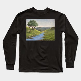 Holy Land Oil on Canvas Long Sleeve T-Shirt